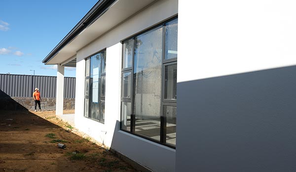 cement rendering project